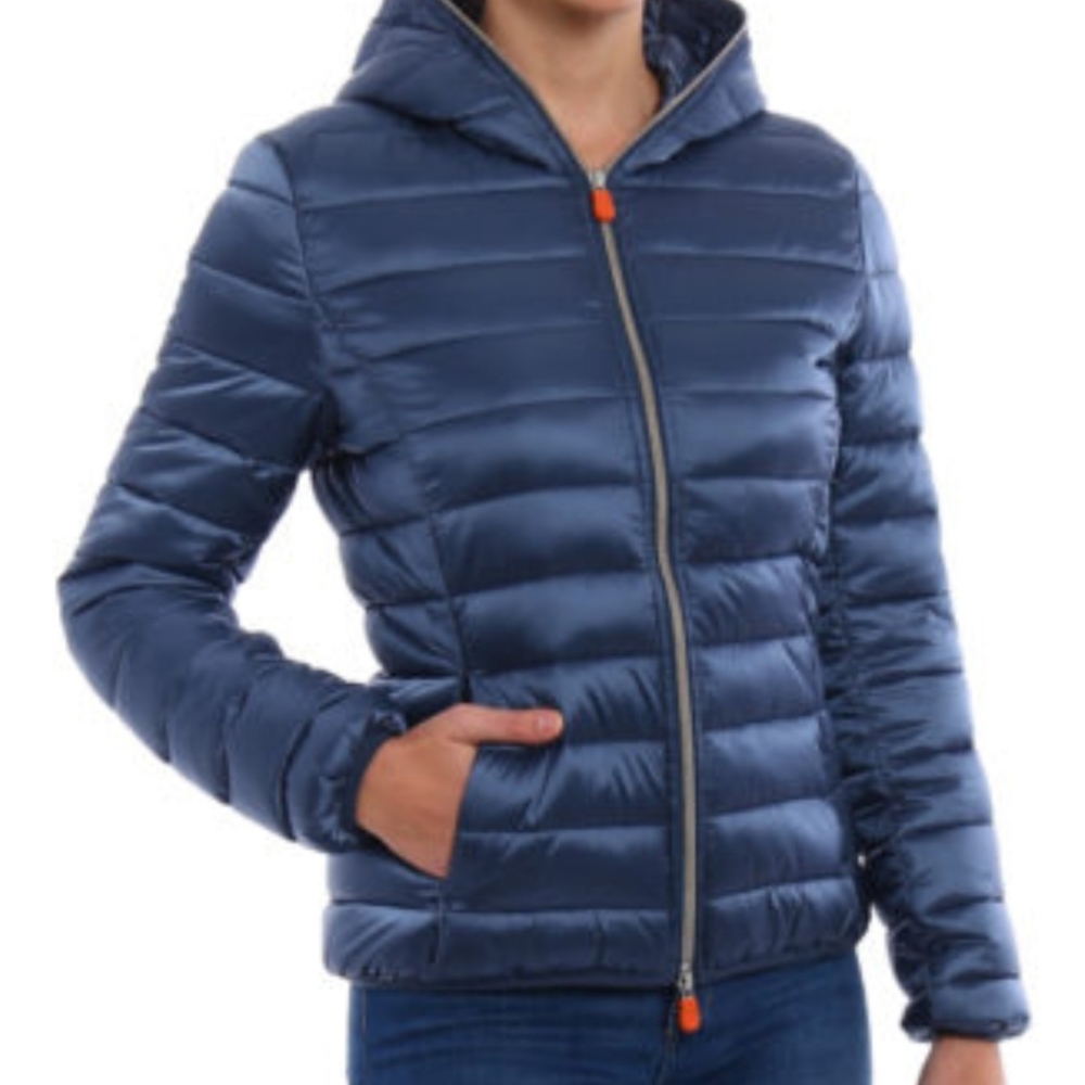 Save the duck puffer warm womens jacket small